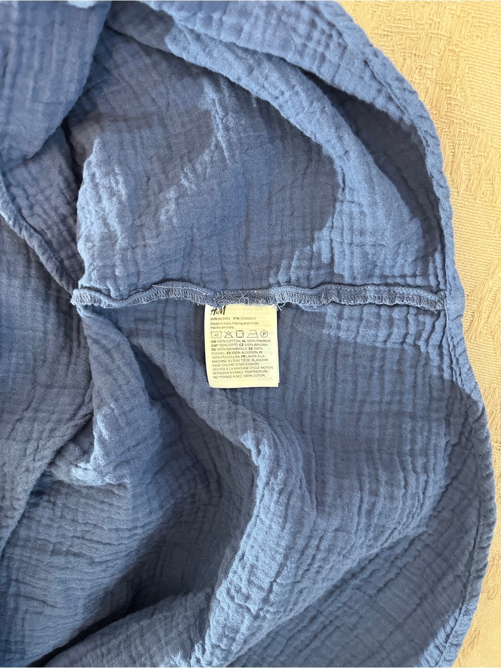 H&M Blue Ruffled Cap-Sleeve Tank - Picture 4 of 7